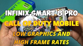 Call of Duty Mobile in Infinix Smart 8 Pro [upl. by Osy]