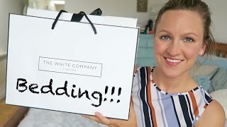 THE WHITE COMPANY BEDDING HAUL  Santorini [upl. by Nathaniel244]