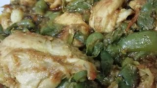 Shimla mirch chicken recipe shimla mirch masla chicken recipe by feel hungry [upl. by Nnaerb]