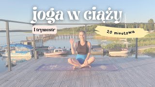 🤸 Joga w ciąży 🤰 I trymestr 💖 20 minut dla siebie 🌸 [upl. by Arivle515]