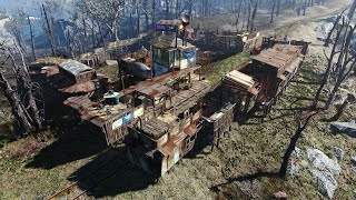 Fortified Oberland Station Supply Checkpoint FALLOUT 4 SETTLEMENT BUILD Tour [upl. by Yvette]