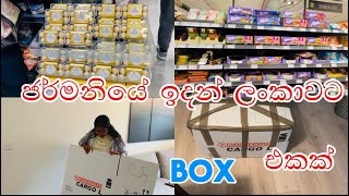 ජර්මනියේ ඉදන් ලංකාවට බඩු පෙට්ටියක් යවමුද  how to send cargo box germany to sri lanka  Cargo [upl. by Notled555]