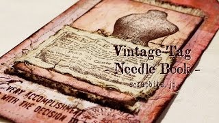 VintageTag  Needle Book [upl. by Clova508]