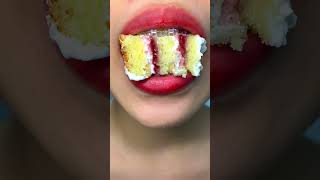 asmr CAKE eating sounds [upl. by Elbring]