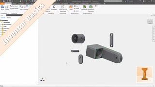 Inventor 101 Placing and Orienting Parts in an Assembly [upl. by Anileda]