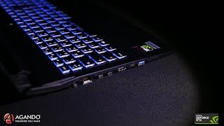 AGANDO GamingNotebooks mit Nvidia GeForce GTX [upl. by Adella343]