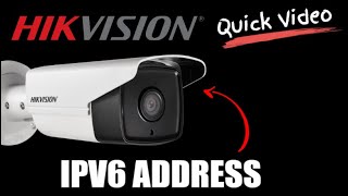 How to use iPV6 on Hikvision NVR DVRs and cameras [upl. by Hgieloj]