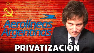 La jugada maestra de Milei para privatizar Aerolíneas Argentinas [upl. by Atsugua358]