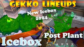 Top 15 New Icebox Gekko Post Plant Lineups  Gekko Lineups Icebox  Gekko Mosh Pit on Icebox [upl. by Asial479]