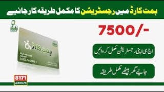 Himmat Card For Disabled Person Online Registration  Himmat Card Apply  Ehsas Program Official [upl. by Earezed]