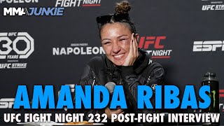 Amanda Ribas Calls For UFC 300 Fight Against Top Six Strawweight  UFC Fight Night 232 [upl. by Ettenel450]