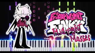 Casanova  Friday Night Funkin MidFight Masses Mod  Impossible Piano [upl. by Thurlough740]