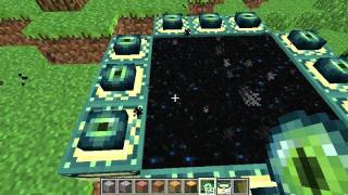 Minecraft How to make end portal [upl. by Hesta289]