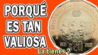 🤑MONEDA NUEVA 20 PESOS VALIOSA🤑  Si la tienes te la compro [upl. by Booze685]