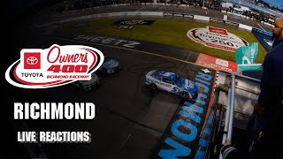 Rain Tires At A Speedway  2024 Cup Richmond Live Reactions [upl. by Elaen]