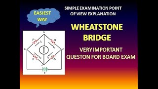 Wheatstone Bridge  Balancing condition of Wheatstone bridge [upl. by Oigaib]