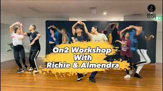 Salsa On2 workshop with Richie amp Almendra in Dance Culture danceculture salsa brisbane dance [upl. by Llewsor]