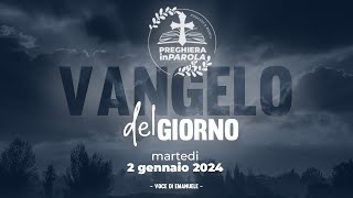 Vangelo del giorno  martedi 2 gennaio 2024 [upl. by Eal867]