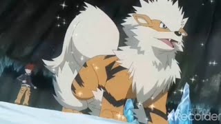 Gary Sending out Arcanine in Pokemon Ultimate Journeys [upl. by Zedekiah875]