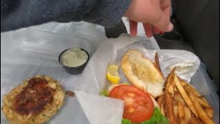 Crab Cake Review Taylors Neighborhood Restaurant  Ocean Pines Maryland foodreview oceanpinesmd [upl. by Tjon]