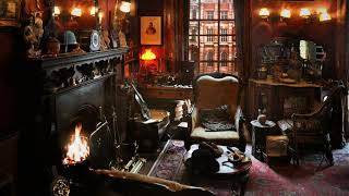 AmbienceASMR Sherlock Holmes Parlour 221B Baker Street Victorian London 4 Hours [upl. by White880]