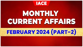 Feb 2024 Current Affairs PART2  Monthly Current Affairs  Important CURRENT AFFAIRS in Telugu [upl. by Amat]