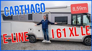 Carthago chic eline I 61 XL LE Modell 2021  Premium Wohnmobil mit XL Raumgefühl  ohne Hubbett [upl. by Nedrob]