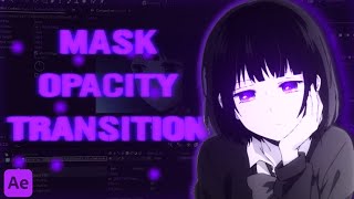 Mask Opacity Transition  After Effects AMV Tutorial [upl. by Abramo169]