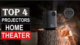 TOP 4 Best Projectors for Home Theater in 2024  2024 Best Projectors Reviews [upl. by Ellord716]