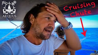 SAIL FAIL  we have to ditch our Cruising Chute in the sea  Sailing Aequus  Episode 14 [upl. by Mide]