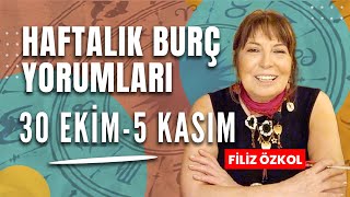 FİLİZ ÖZKOL İLE HAFTALIK BURÇ YORUMLARI  30 EKİM  5 KASIM [upl. by Uahc271]