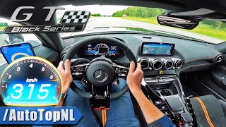 MercedesAMG GT BLACK SERIES  315KMH POV on AUTOBAHN NO SPEED LIMIT by AutoTopNL [upl. by Ranson415]