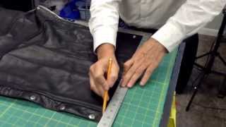 401 Leather Care  How To Cut Chaps By Jamin Leather [upl. by Ahtnahc780]