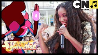 Steven Universe  Stronger Than You  Estelle Performs LIVE MUSIC VIDEO  Cartoon Network [upl. by Nomsed]