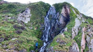 DEADLY ROUTE TO THIS UNREAL WATERFALL ON THE EXMOOR COAST [upl. by Mehitable]