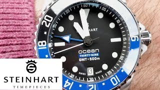 Steinhart Ocean 39 GMT Premium 500  ByeByeWatch  4K [upl. by Islehc]