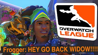 Dominating a Widowmaker in the Overwatch League [upl. by Enymsaj]