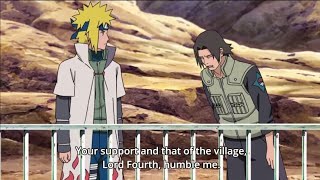 Minato amp Fugaku Uchiha together HD  Naruto alternate world story English sub [upl. by Ayisan]