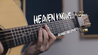 Heaven Knows Orange and Lemons Fingerstyle Guitar Cover  Free Tab [upl. by Yeknarf]