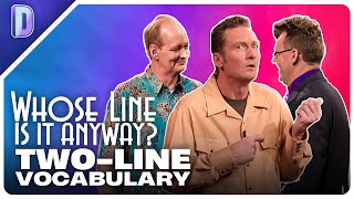 TwoLine Vocabulary  Whose Line Is It Anyway HD [upl. by Drhcir604]