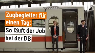 BerufeCheck Deutsche Bahn Ein Tag als Zugbegleiter im ICE  Orange by Handelsblatt [upl. by Marleah]