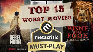 2023s Worst Films Metacritics Bottom 15 [upl. by Sylirama352]