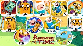 All Adventure Time Apps  Video Game Evolution [upl. by Neelyk]