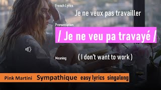 Sympathique Pink Martini Easy lyrics [upl. by Enileuqcaj819]