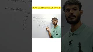 Nucleophilic substitution reaction 🫡 youtubeshorts viralshorts chemistry [upl. by Amathist]