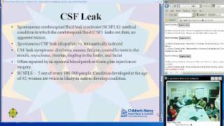 CSF Leak Rhinorrhea Sean Stanga MD [upl. by Krid]