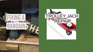 Fixing up a bargain Trolley Jack [upl. by Trelu]