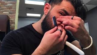 BEARD TUTORIAL HOW TO LINE UP AND THREAD YOUR BEARD [upl. by Assisi]