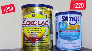 zerolac Vs simyl MCT powder milk lactose free लैक्टोज फ्री दस्त में दूध [upl. by Theresina31]