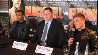 CHRIS EUBANK JR VS NICK BLACKWELL PRESS CONFERENCE [upl. by Kal]